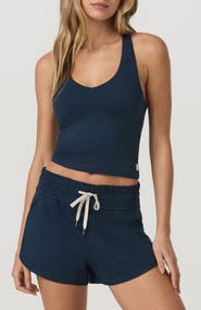 Vuori Halo 2.0 Performance Crop Racerback Tank Top