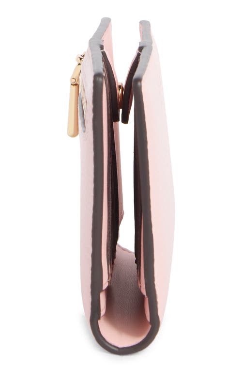 Kate Spade New York Taylor Pebbled Leather Slim Wallet In Pink