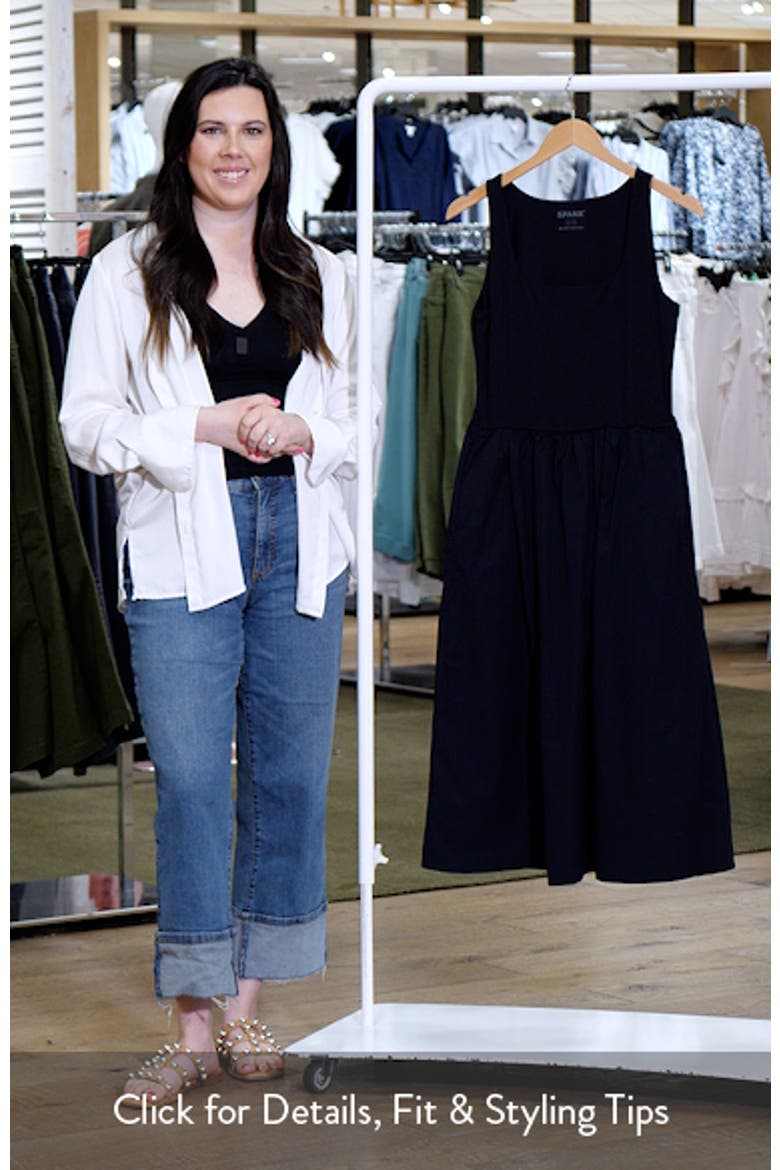 SPANXsmooth™ Jersey Mixed Media Midi Dress video