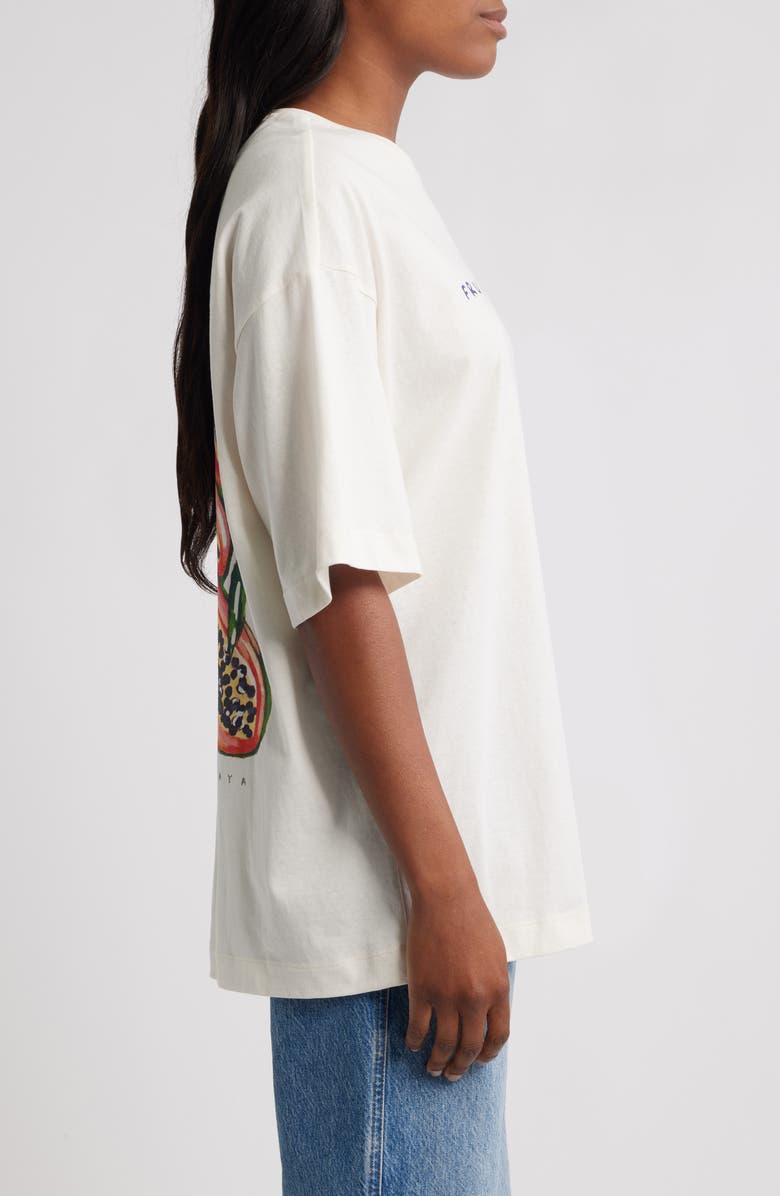 VERO MODA Taz Hailey Papaya Cotton Graphic T-Shirt, Alternate, color, 