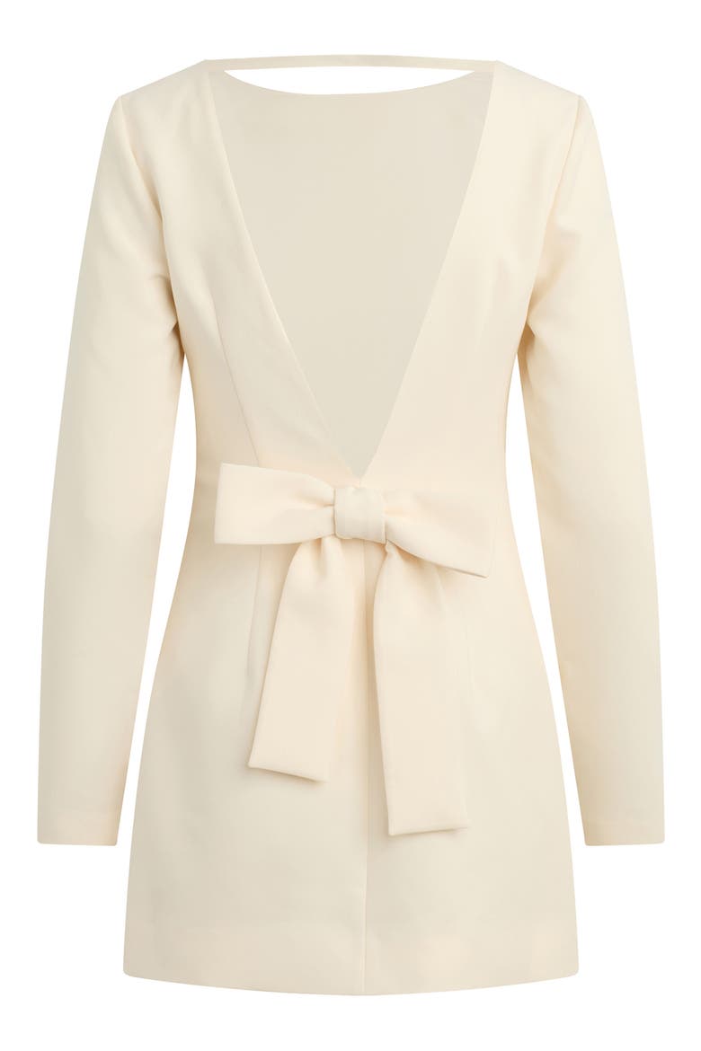 Meet Cute Long Sleeve Minidress, Alternate, color, IVORY
