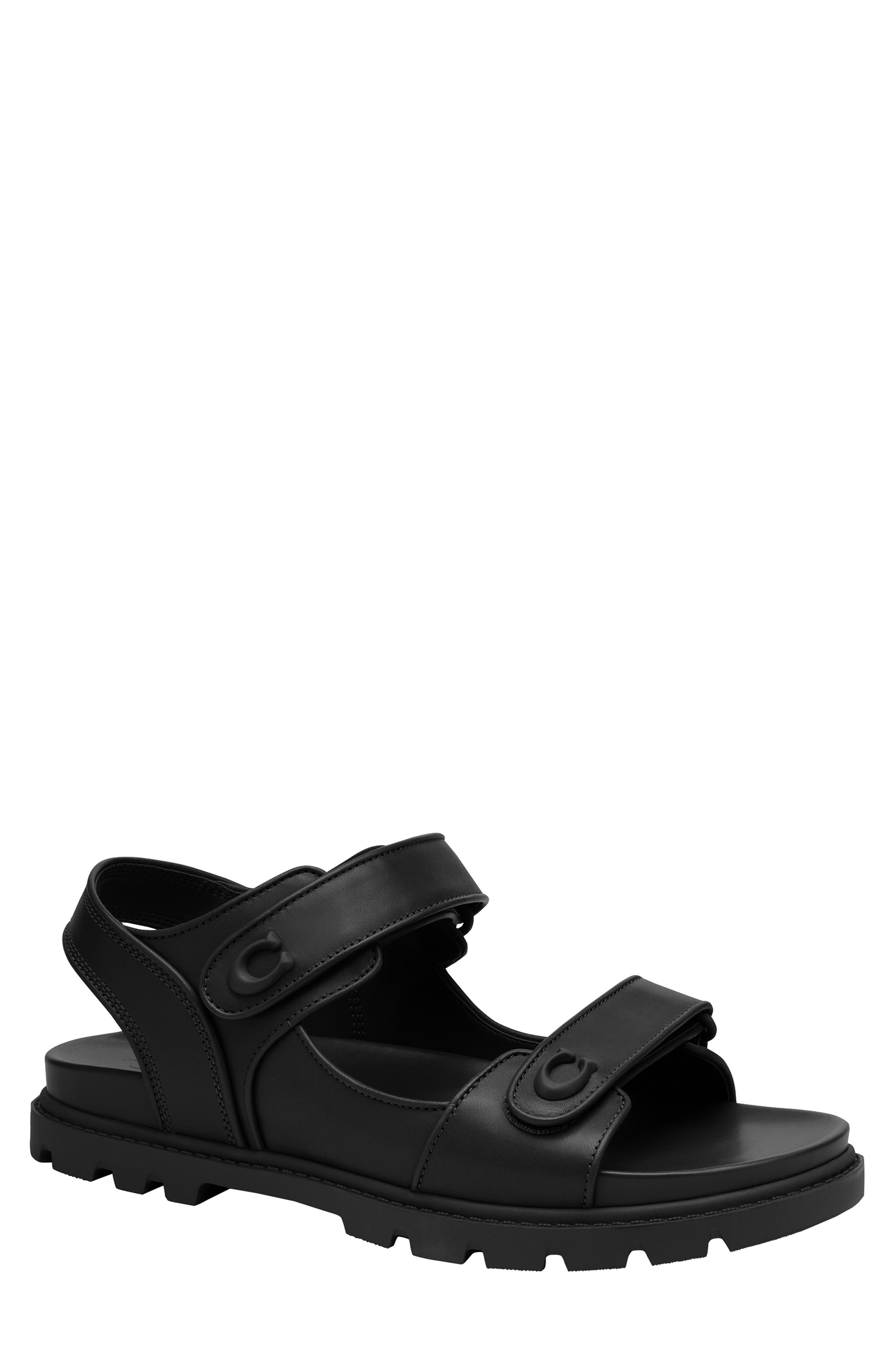 COACH Lug Sole Sandal, Main, color, 