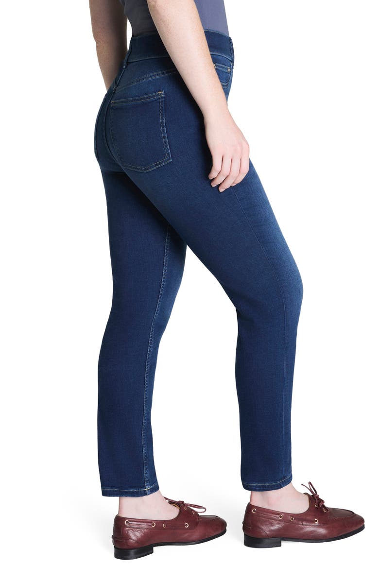 SPANX<sup>®</sup> SPANXshape<sup>™</sup> EveryWear Pull-On Ankle Skinny Jeans, Alternate, color, Poseidon