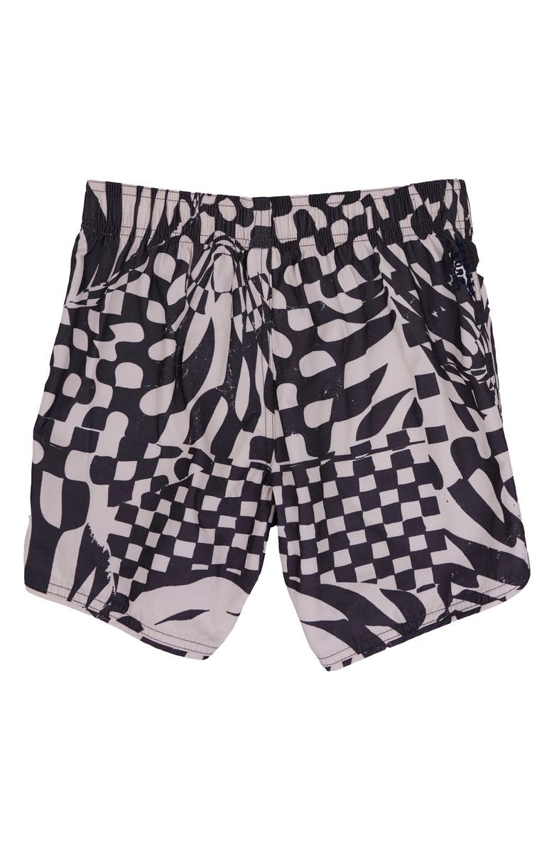 SEAESTA SURF Kids' Hazy Daze Swirl Swim Trunks, Alternate, color, 