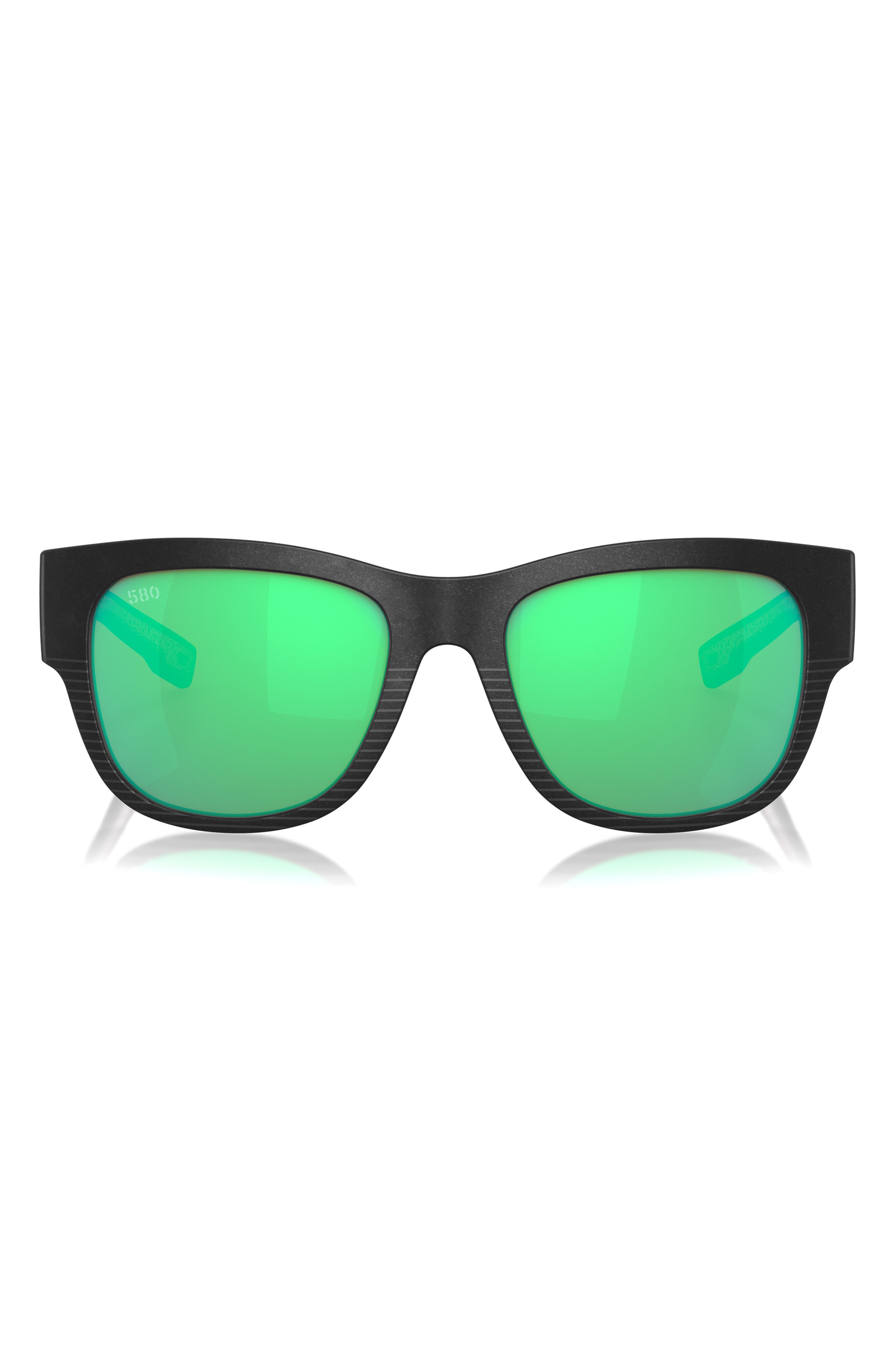 BLACK/ GREEN MIRROR