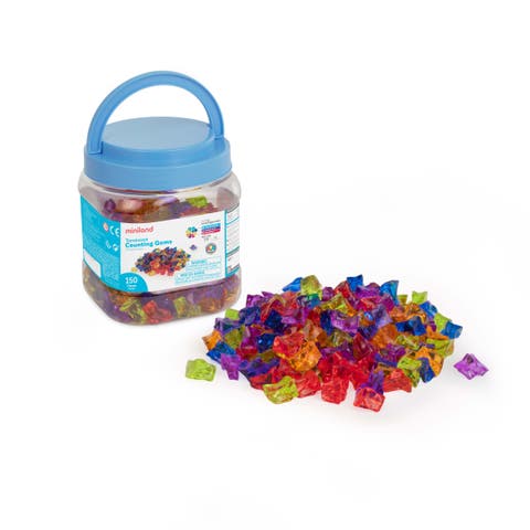 Translucent Counting Gems 150 Pcs