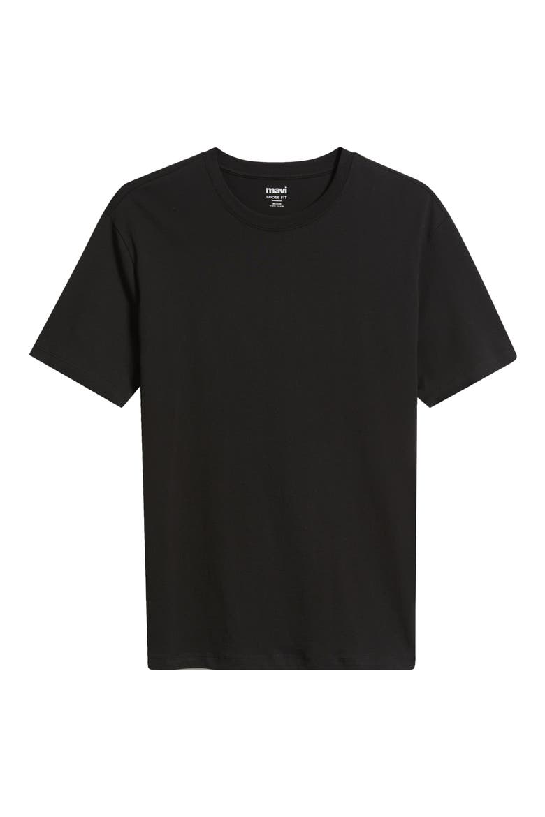 Cotton T-Shirt, Alternate, color, BLACK