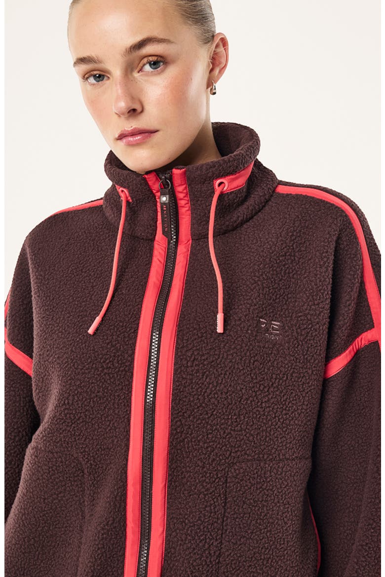 Lennon Jacket, Alternate, color, DARK PLUM/ STRAWBERRY