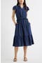 selected Navy- Ivory Stripe