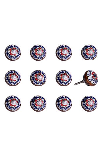 Kinetic 12-pack Knobs In Navy Red