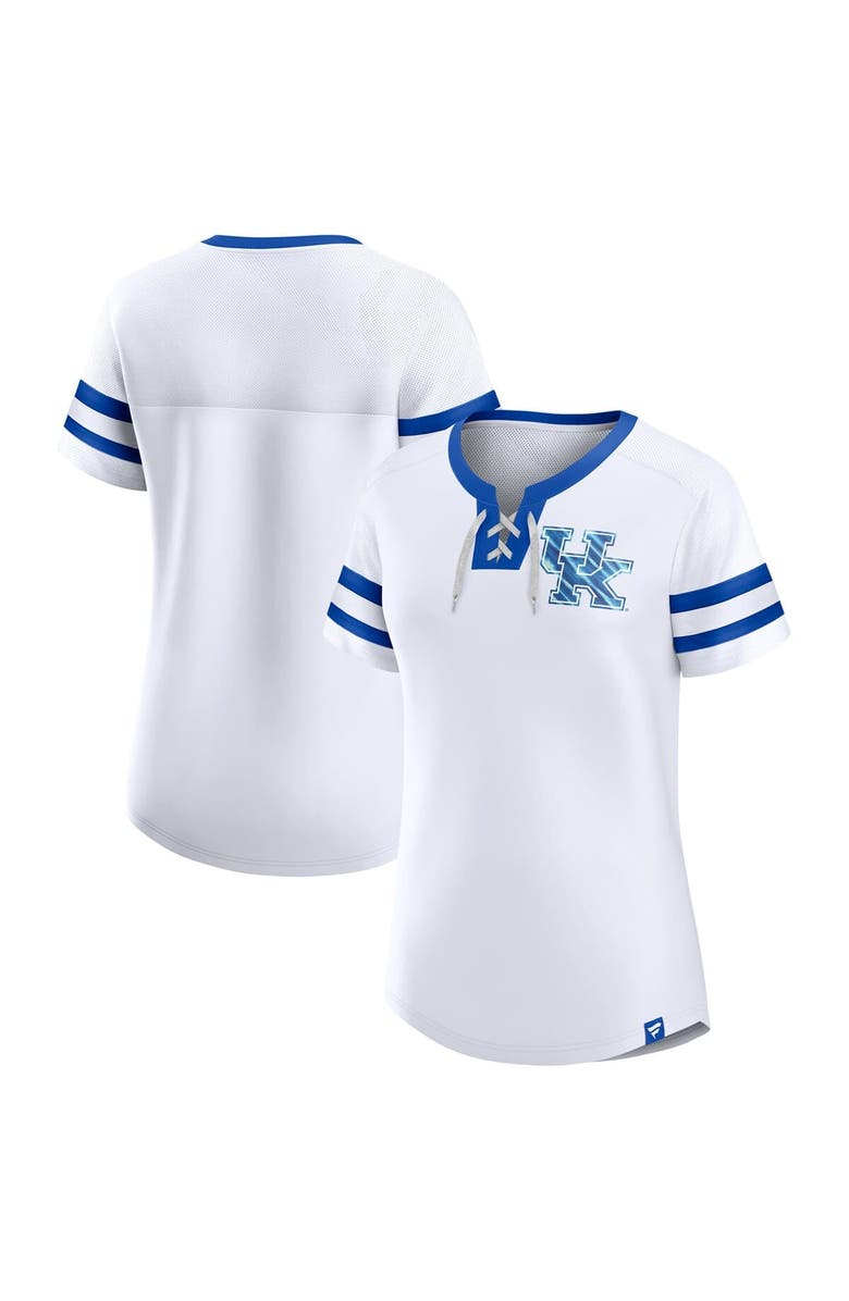 FANATICS Women's Fanatics  No Color Kentucky Wildcats Iconic Athena T-Shirt, Main, color, White