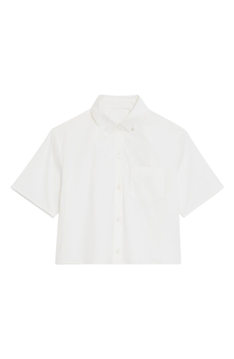 Theory Boxy Crop Shirt, Alternate, color,