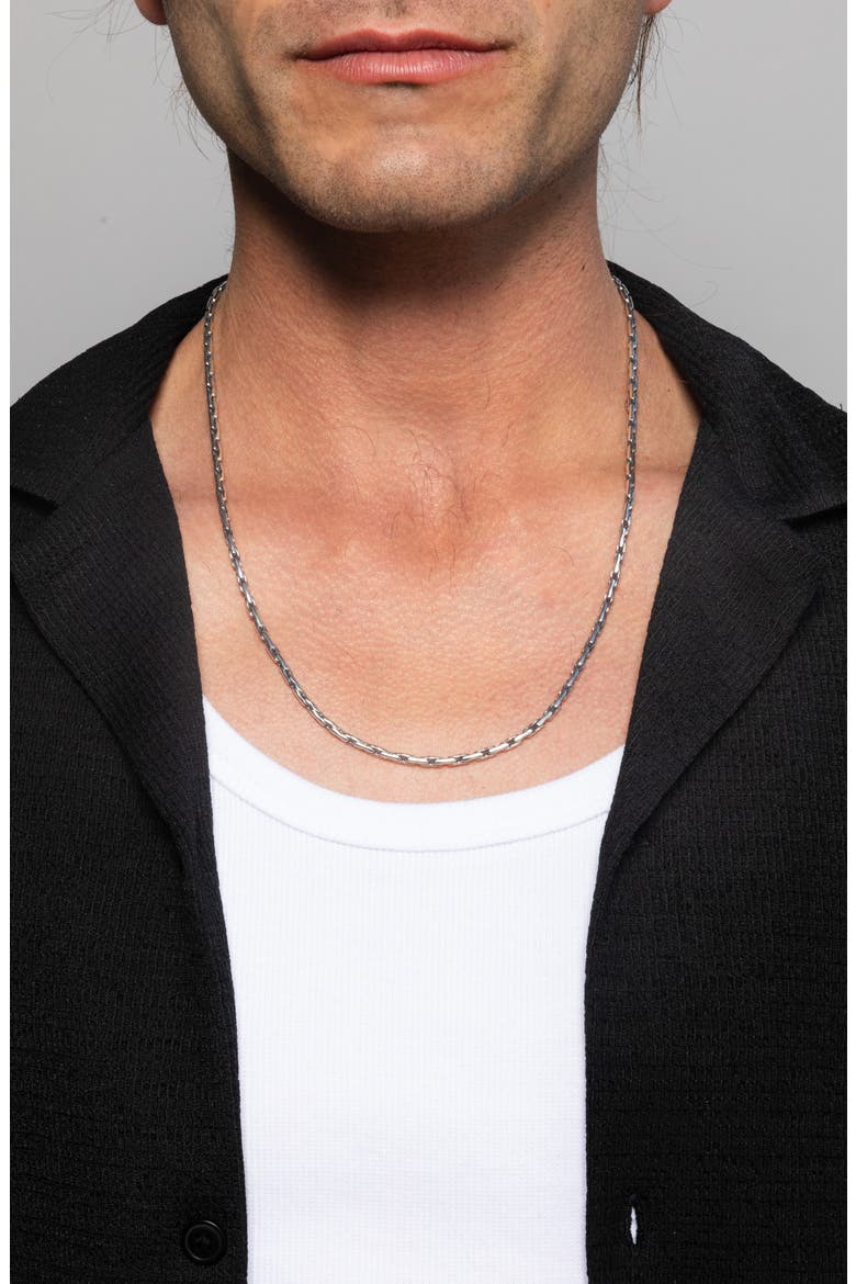Men's Vance Chain Necklace, Alternate, color, SILVER