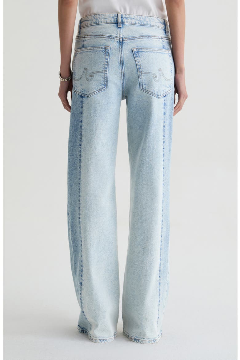 Saige Paneled Wide Leg Jeans, Alternate, color, SOLAR FLARE