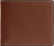 COACH 3-in-1 Leather Bifold Wallet
