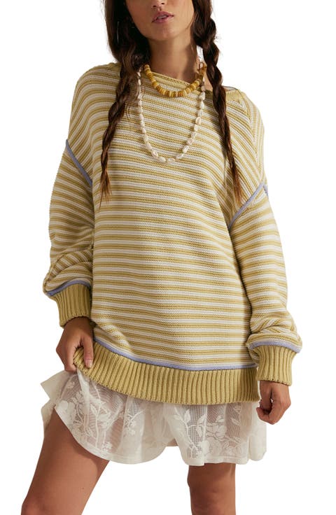 Stripe Cotton Sweater