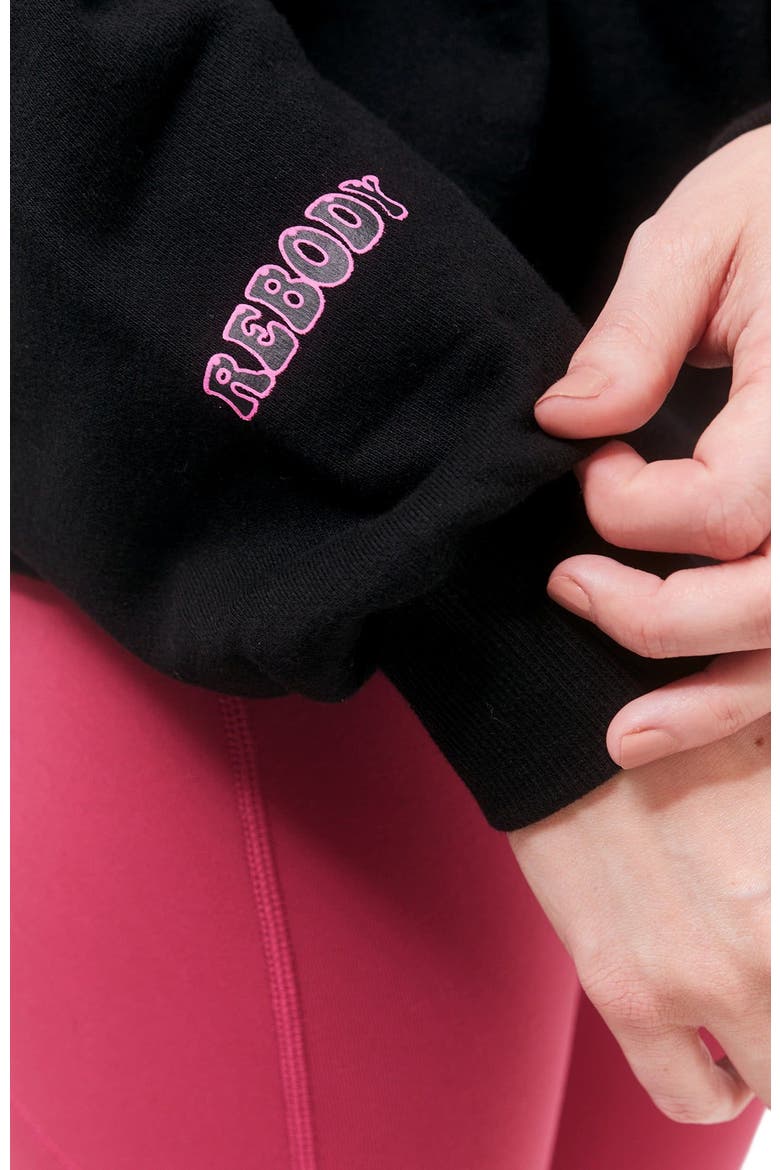 Infinite Passions Sweatshirt, Alternate, color, Metropolis Black/Fuschia