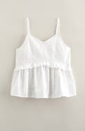 Treasure & Bond Kids' Floral Embroidered Cotton Camisole
