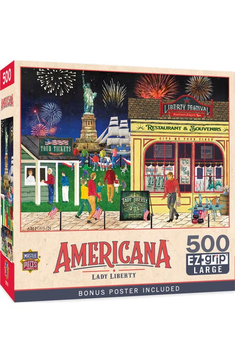 Lady Liberty 500 Piece Jigsaw Puzzle