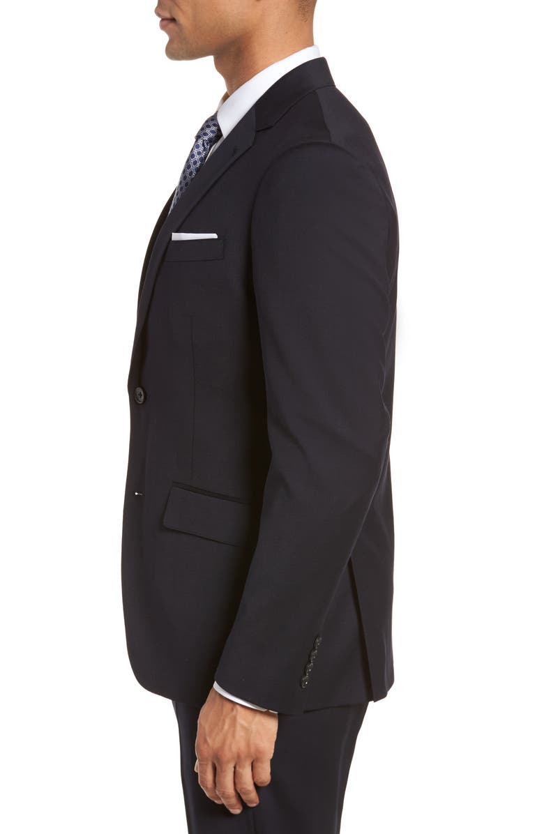 Bonobos Jetsetter Slim Fit Stretch Wool Blazer, Alternate, color, Black