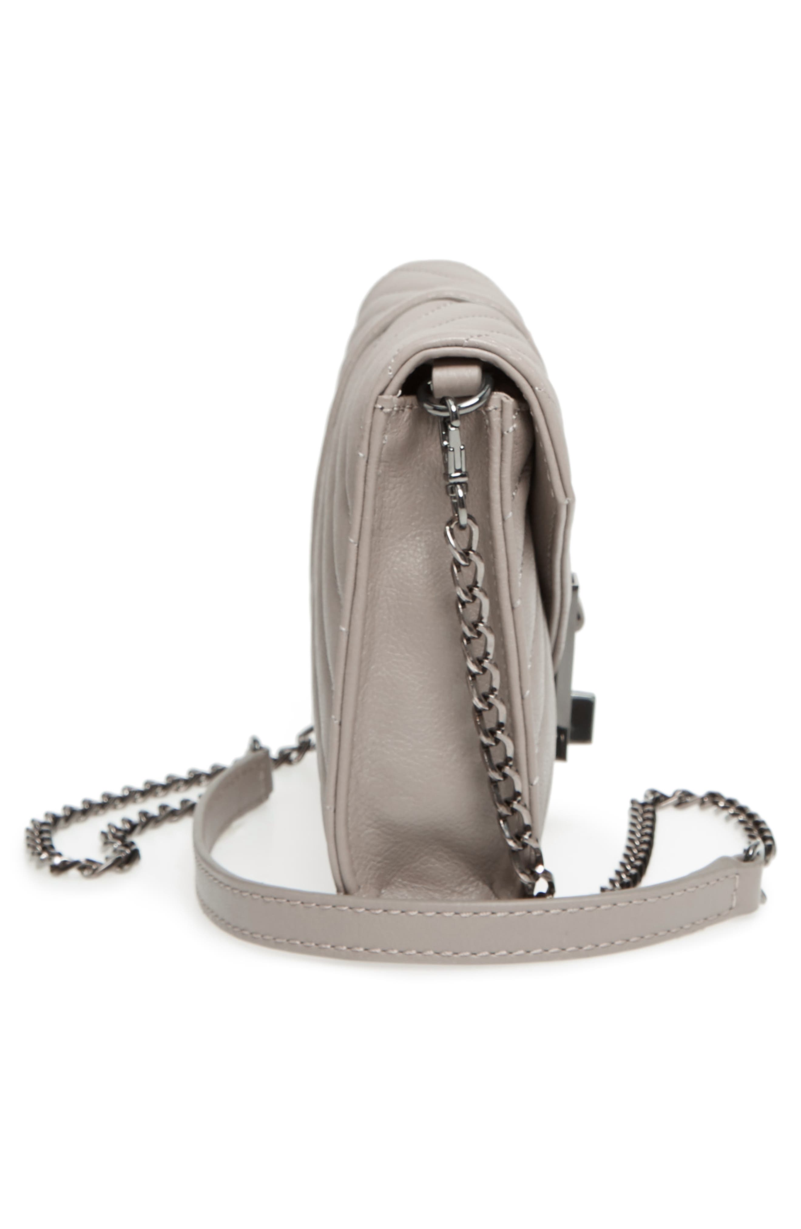 Botkier Dakota Quilted Leather Clutch, Alternate, color, 