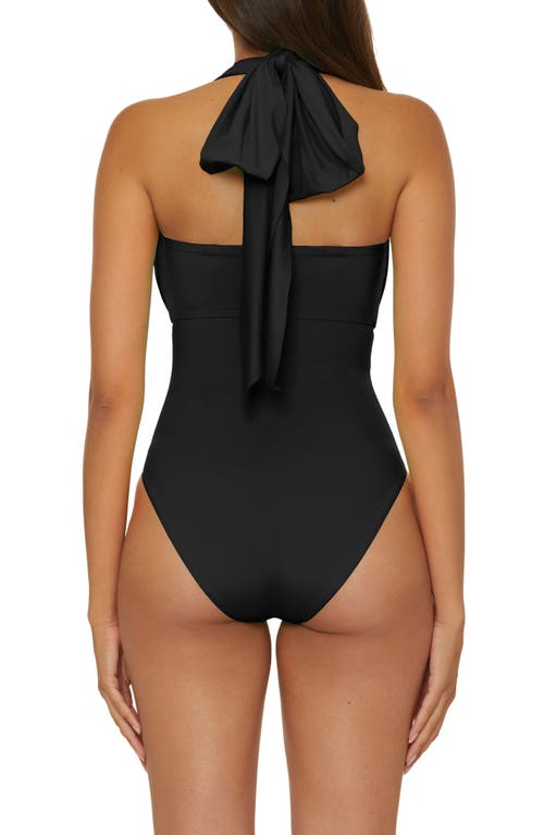Becca The Butterfly One-piece Swimsuit In Black