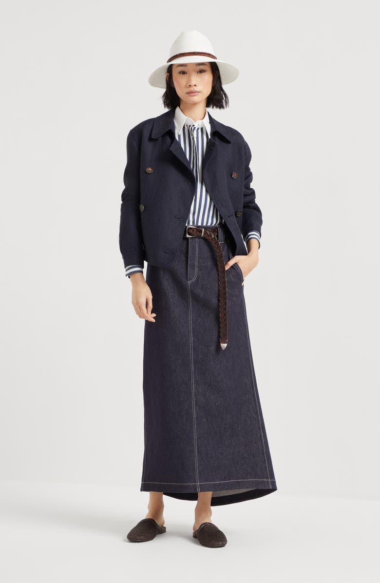 Brunello Cucinelli Five-pocket skirt, Alternate, color, 