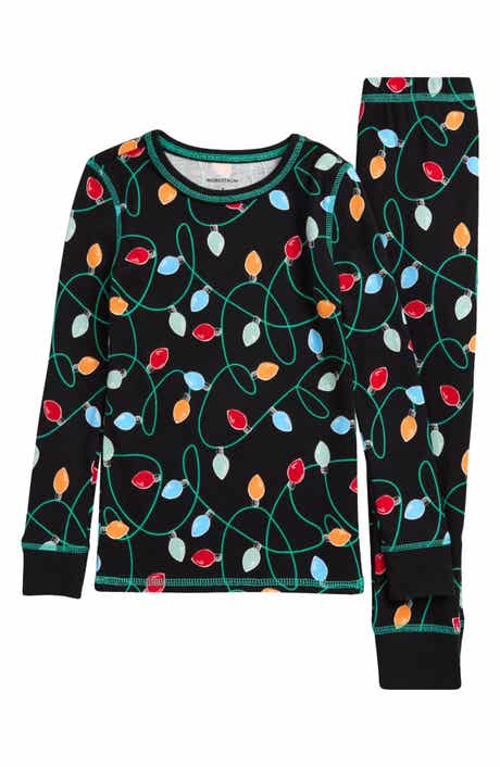 Nordstrom Kids' Glow in the Dark Fitted Two-Piece Pajamas