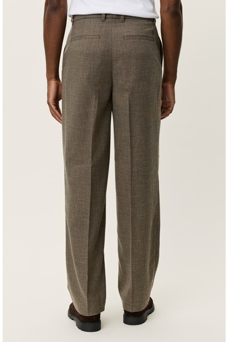 Randall Mélange Suit Pants, Alternate, color, TEAK BROWN