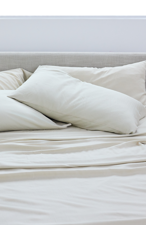 Slumber Cloud Performance Linen Blend Pillowcases In Brown