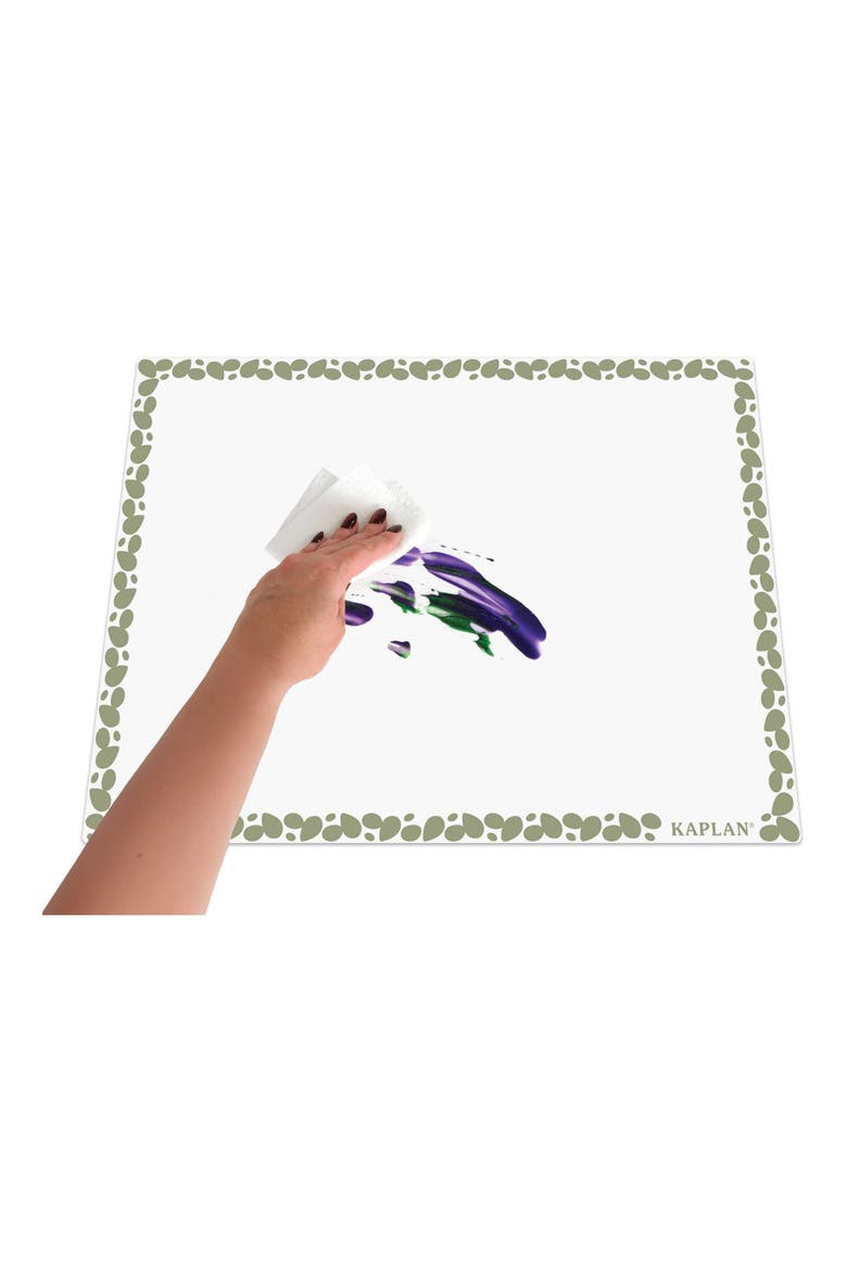 Tabletop Messy Mat - Set of 10, Alternate, color, White