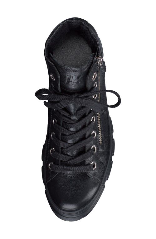 Paul Green Novie Lace-up Bootie In Black