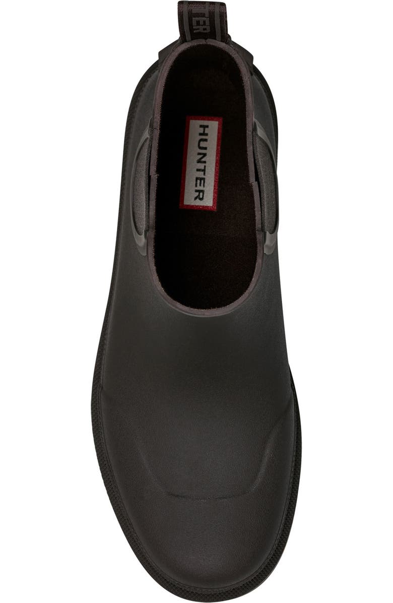 Hunter Orford Insulated Waterproof Chelsea Boot, Alternate, color, Dark Brown