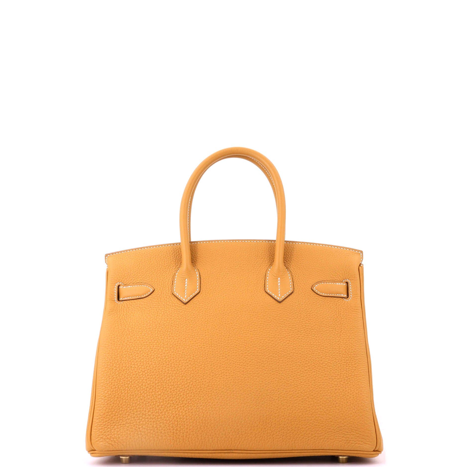 Pre-Owned Hermes Birkin Handbag Brown Togo with Gold Hardware 30, Alternate, color, Natural Sable