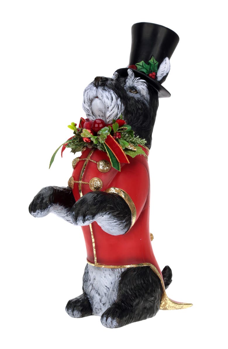 Mark Roberts Trimmed Scottie Dog, Main, color, Red