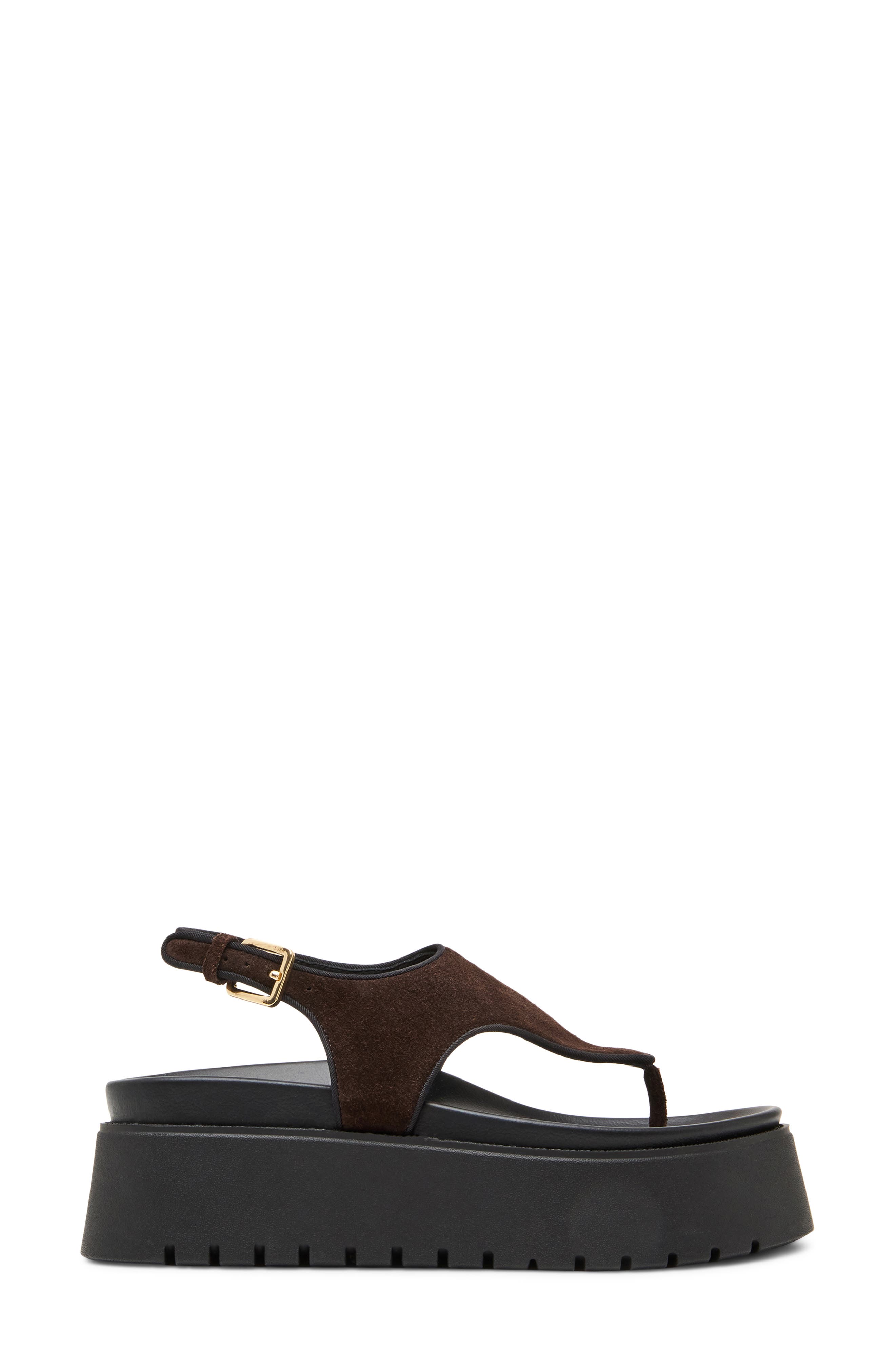 Tabor Slingback Platform Wedge Sandal, Alternate, color, BROWN SUEDE
