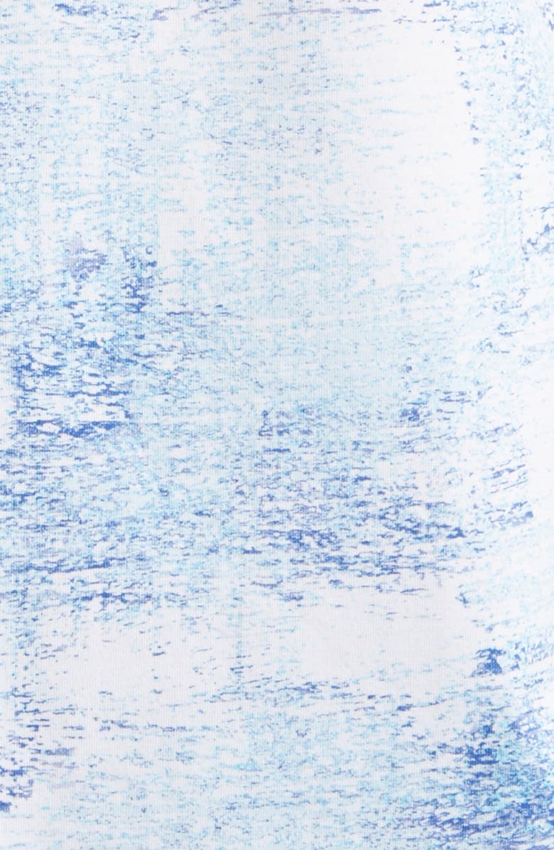 Bugatchi James OoohCotton<sup
®</sup
 Print Button-Up Shirt, Alternate, color, Aqua