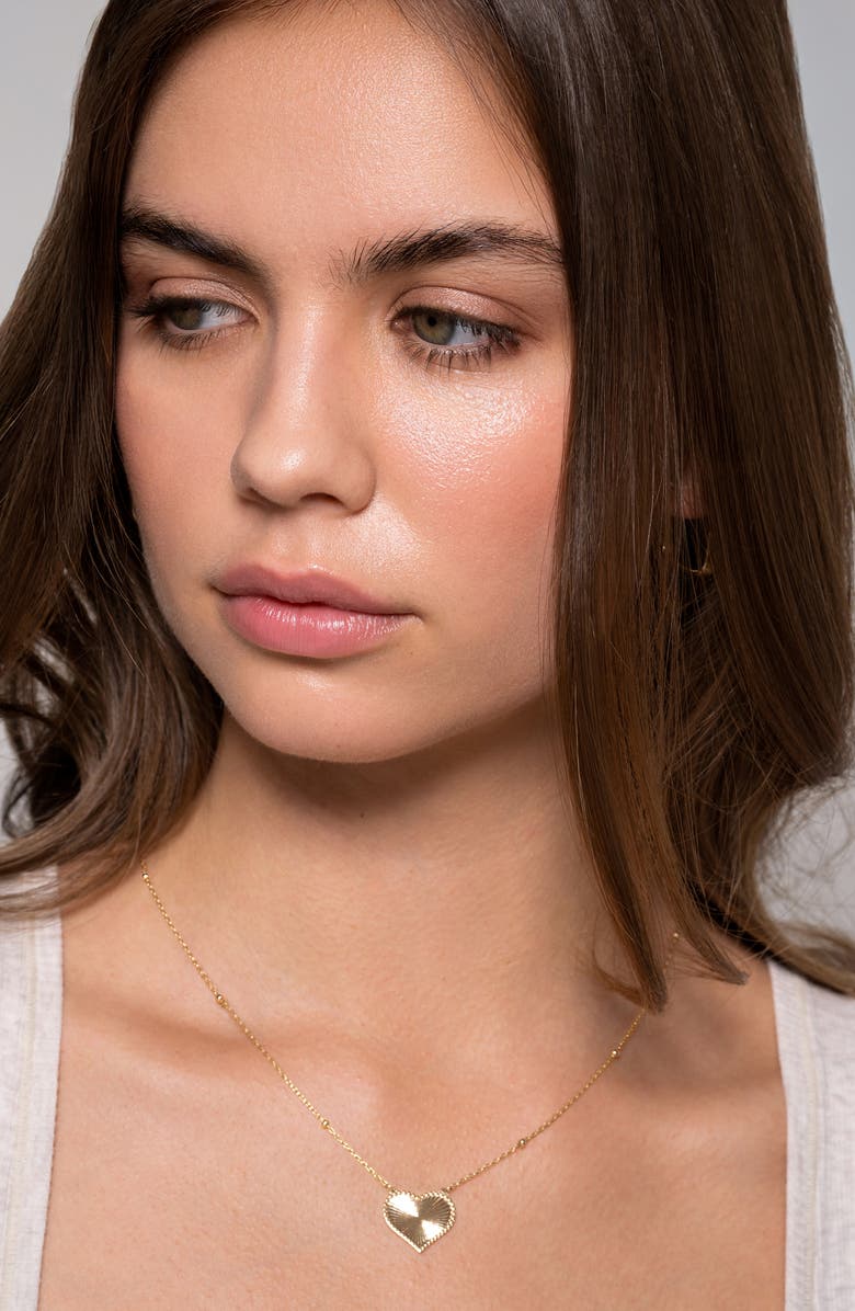 Bony Levy 14K Gold Heart Pendant Necklace, Alternate, color, 14K Yellow Gold