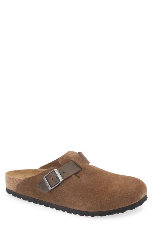 Birkenstock Boston Soft Clog In Brown
