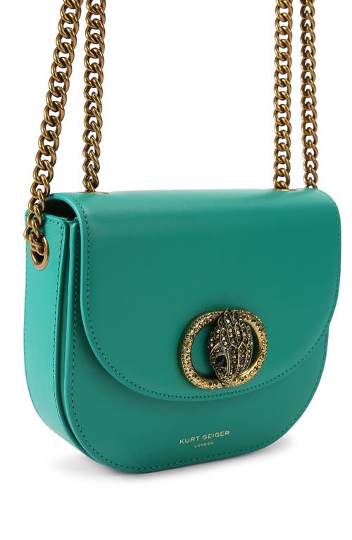 Kurt Geiger London Chelsea Leather Saddle Bag