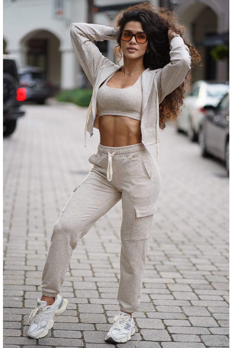 Sweat Joggers, Alternate, color, Heathered Oatmeal