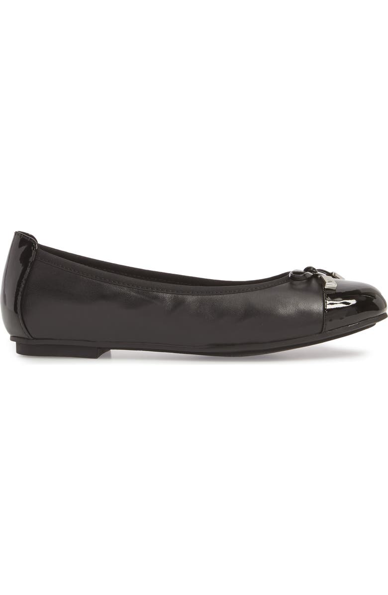Vionic 'Minna' Leather Flat, Alternate, color,