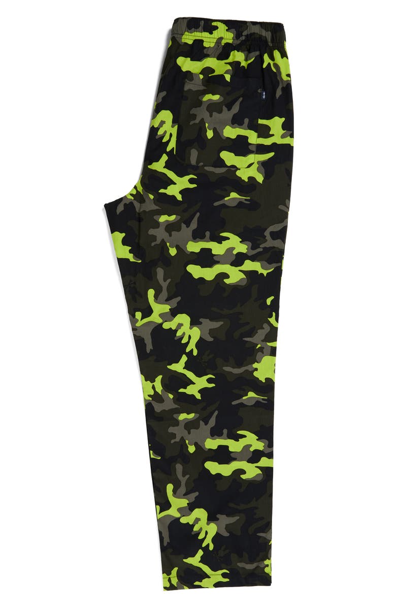 Psycho Bunny Camouflage Print Cotton Poplin Lounge Pants, Alternate, color,