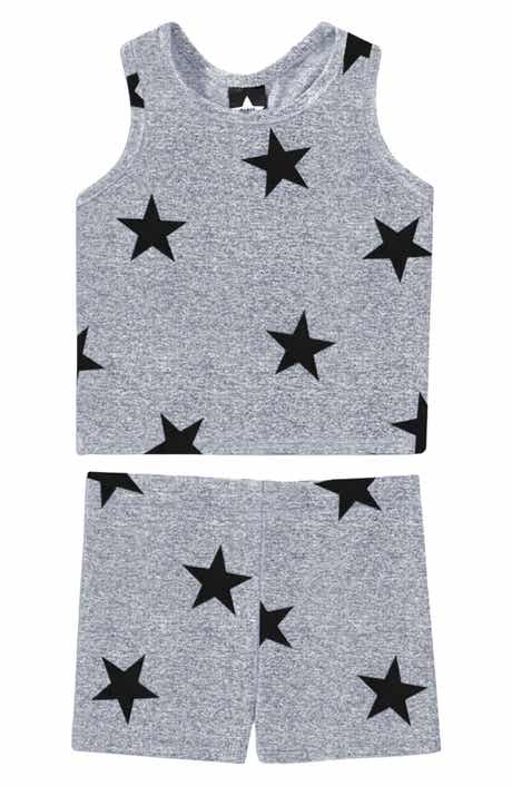 PixieLane Kids' Cropped Tank & Shorts Set