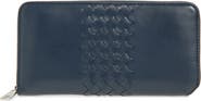 Bottega Veneta Piccolo Intrecciato Leather Zip Wallet