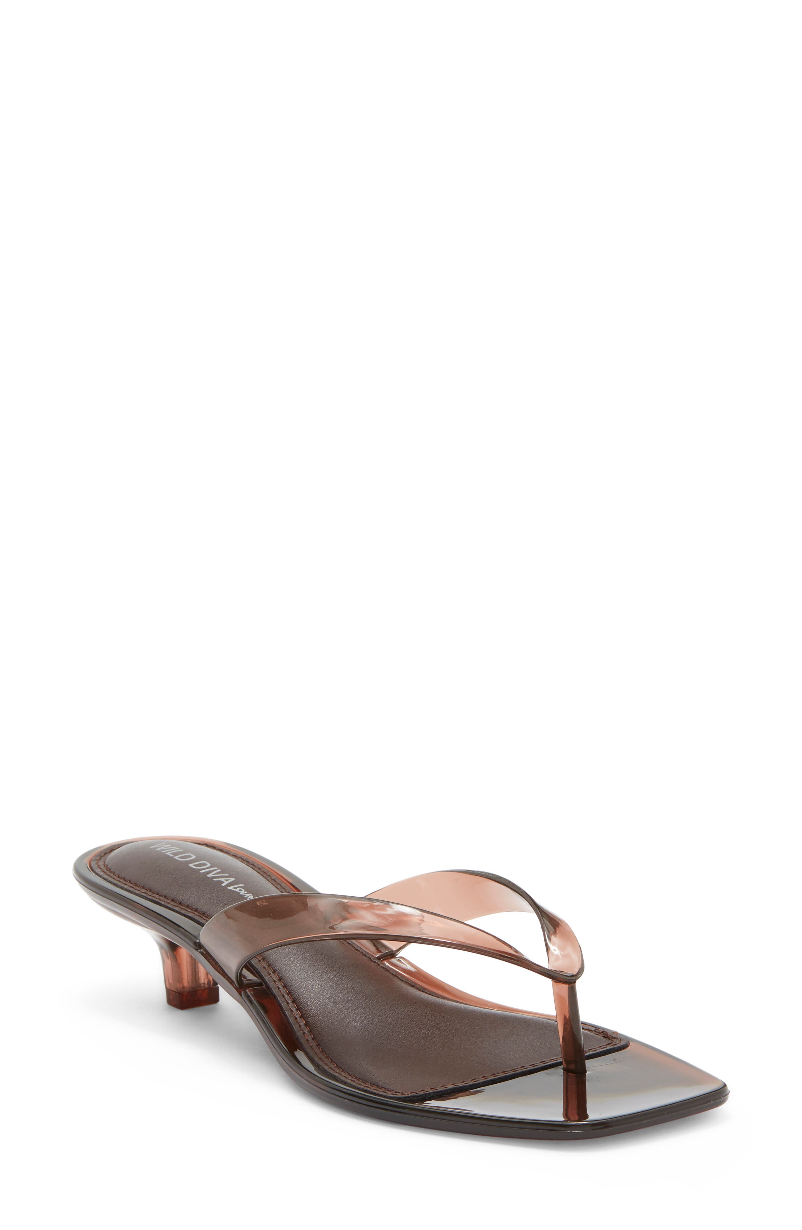 Romania Jelly Sandal, Main, color, BROWN