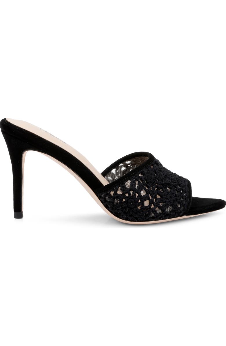 L'AGENCE Armande Pointed Toe Slide Sandal, Alternate, color, Black