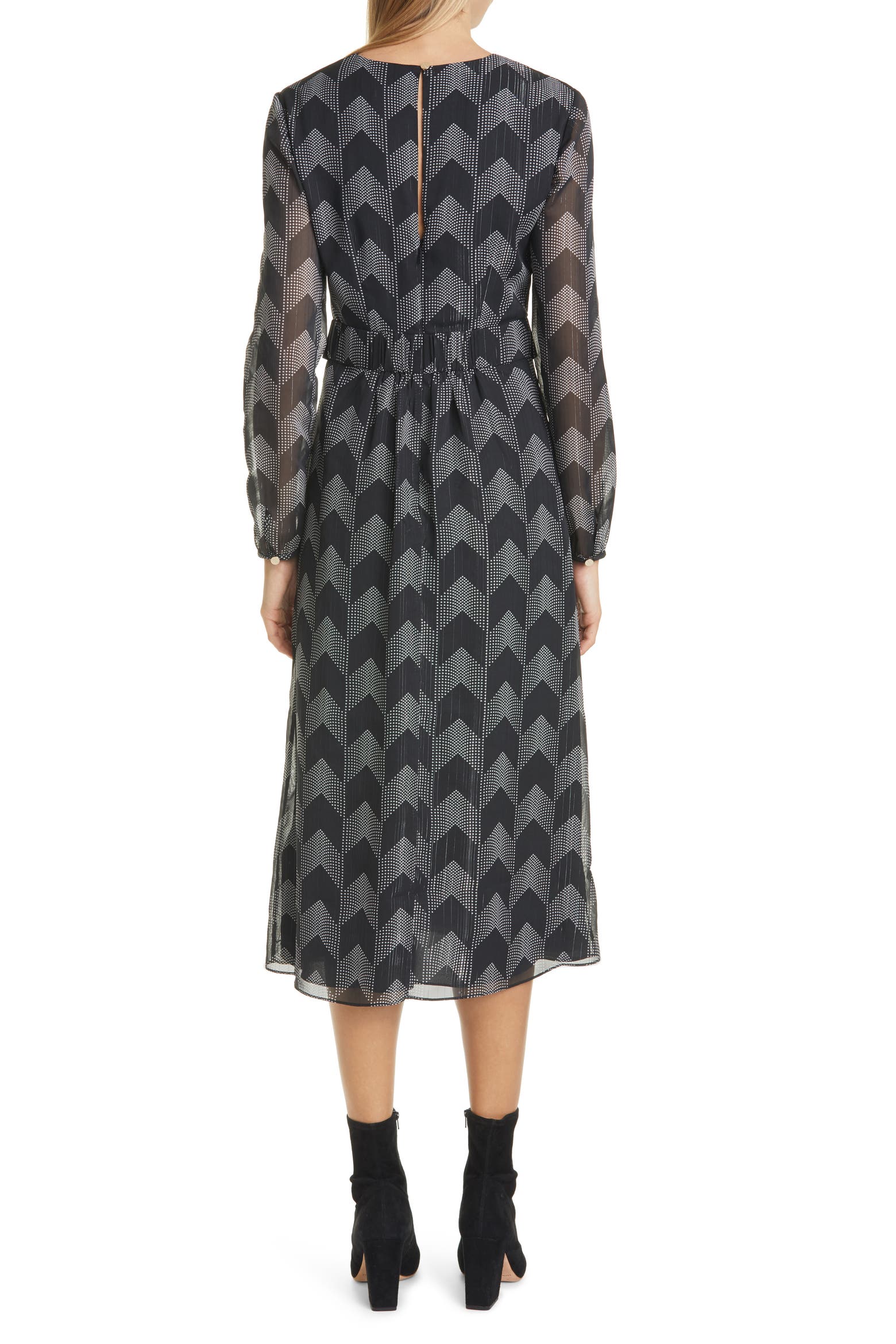Ted Baker London Atlas Long Sleeve Midi Dress (Women) | Nordstromrack