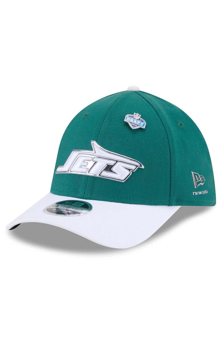 New Era Men's New Era Green/White New York Jets 2026 NFL Draft 39THIRTY M-Crown Flex Hat, Main, color, Green