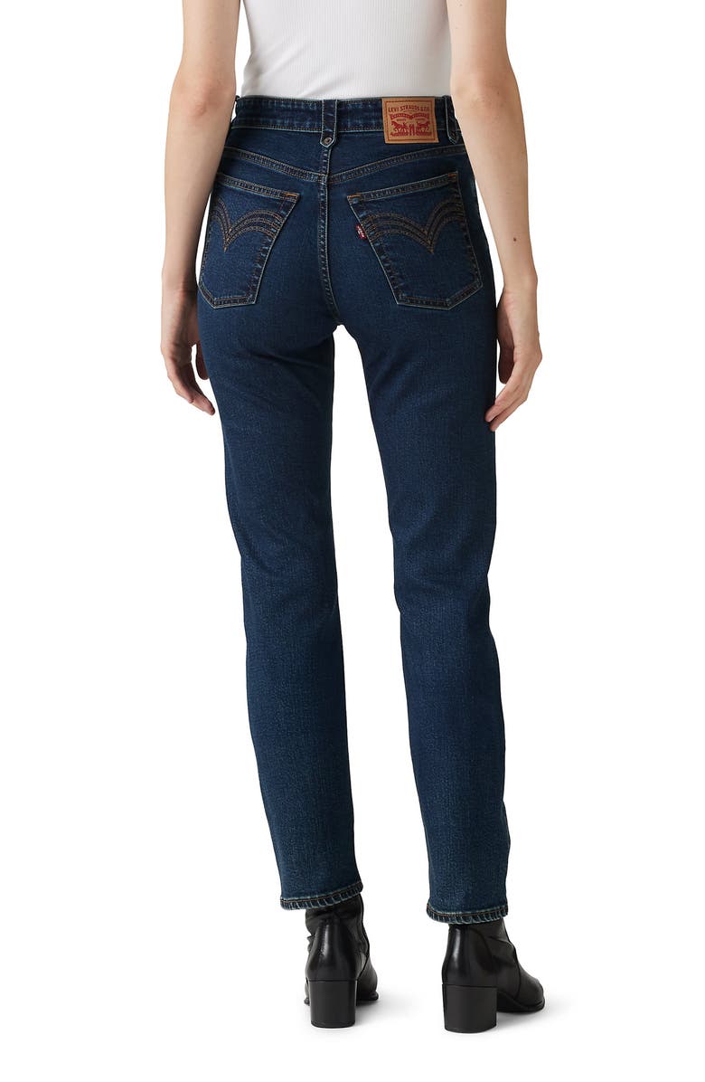 Levi's Wedgie Western High Waist Ankle Straight Leg Jeans, Alternate, color, The Wow Moment